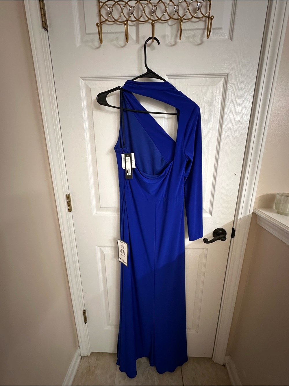 ✨ Betsy & Adam Elegant Blue Formal Dress – Size 10 (NWT) ✨ - Picture 2 of 6